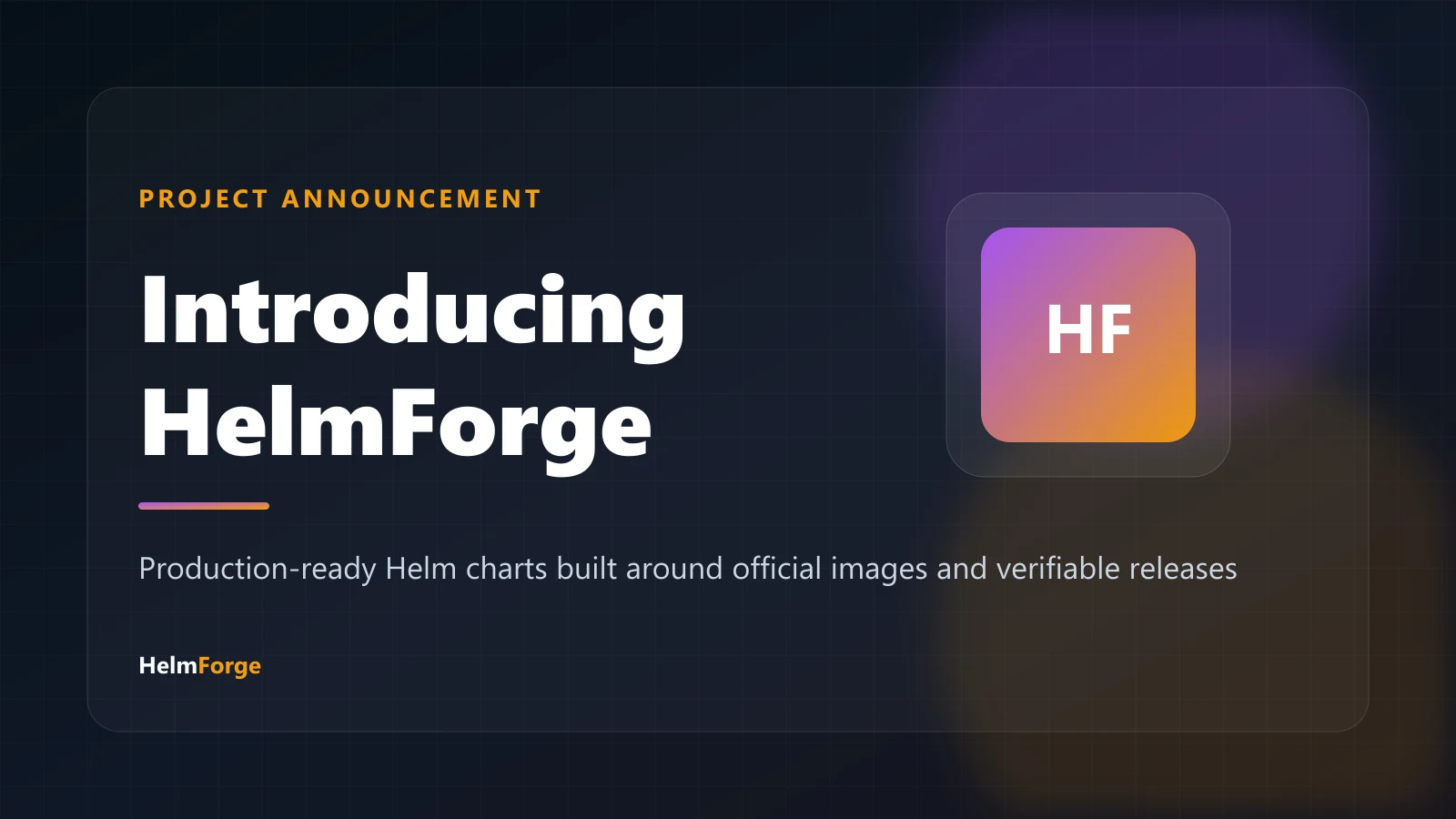 Introducing HelmForge production-ready Helm charts for Kubernetes